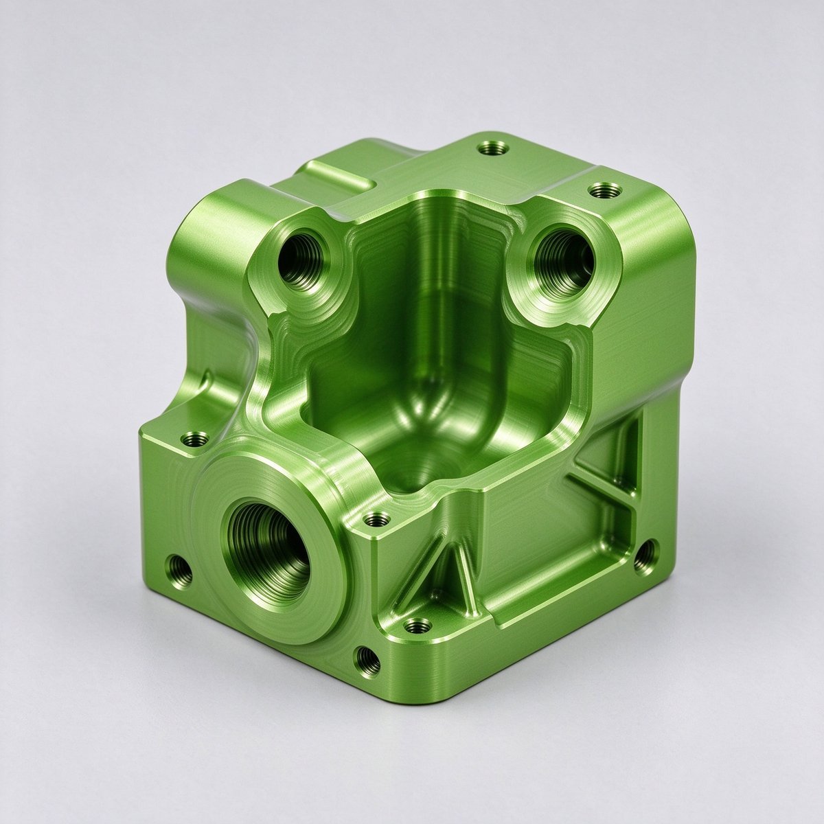 5-Axis CNC Machined PEI Ultem Robot Fixture Bracket
