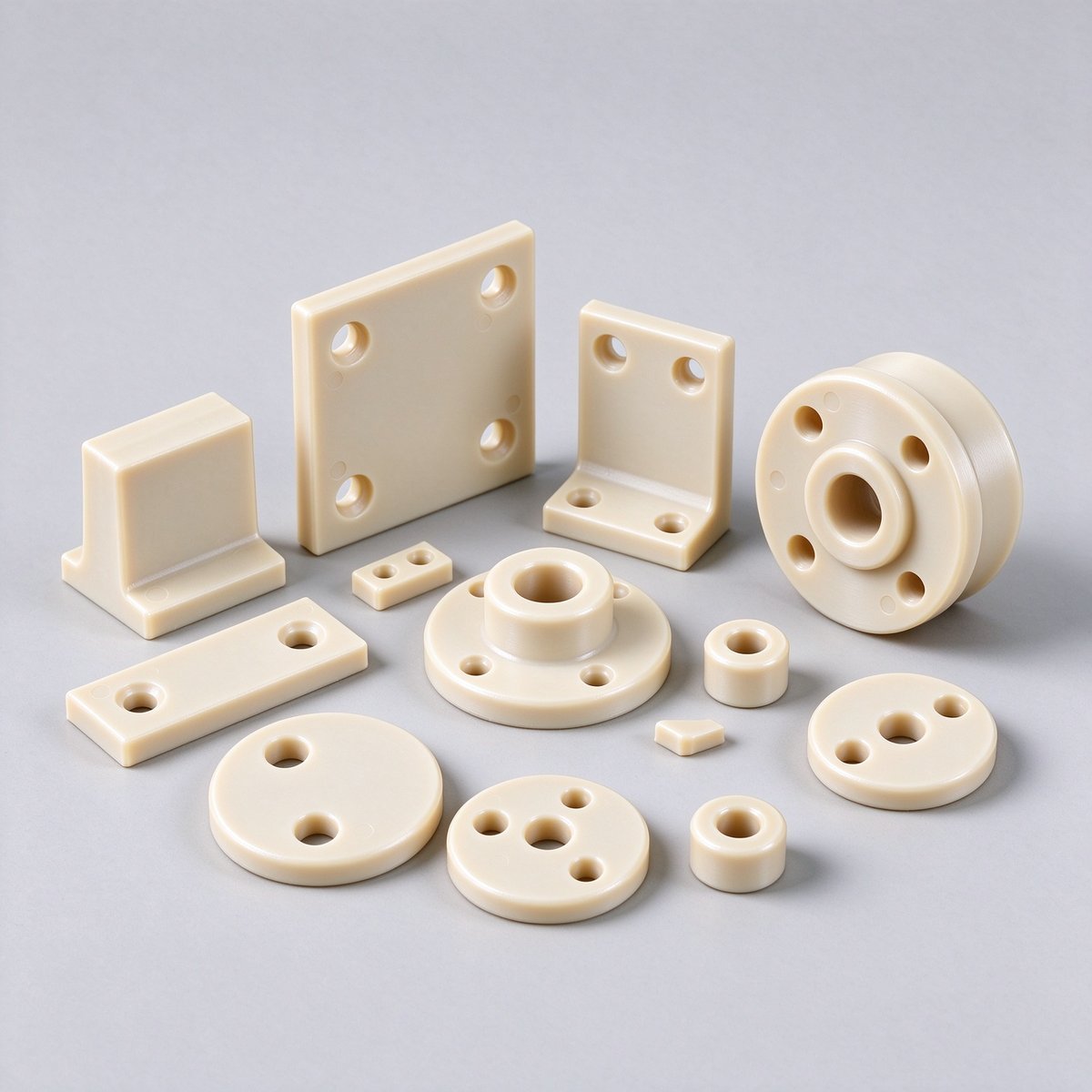 ABS CNC Milled Mounting Bracket