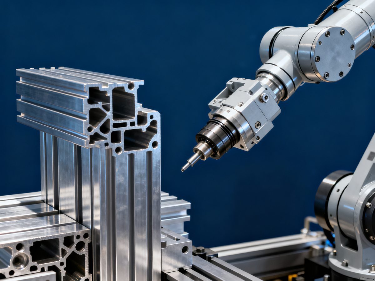 Aluminium profile parts for automation systems