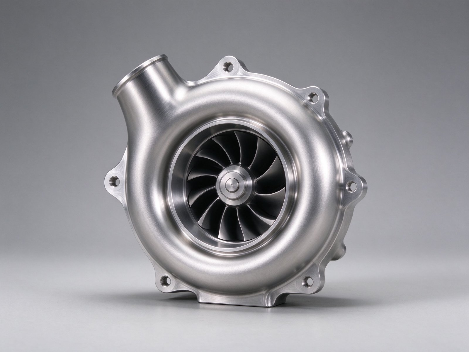 5-Axis Machined Stainless Steel Turbine Housing