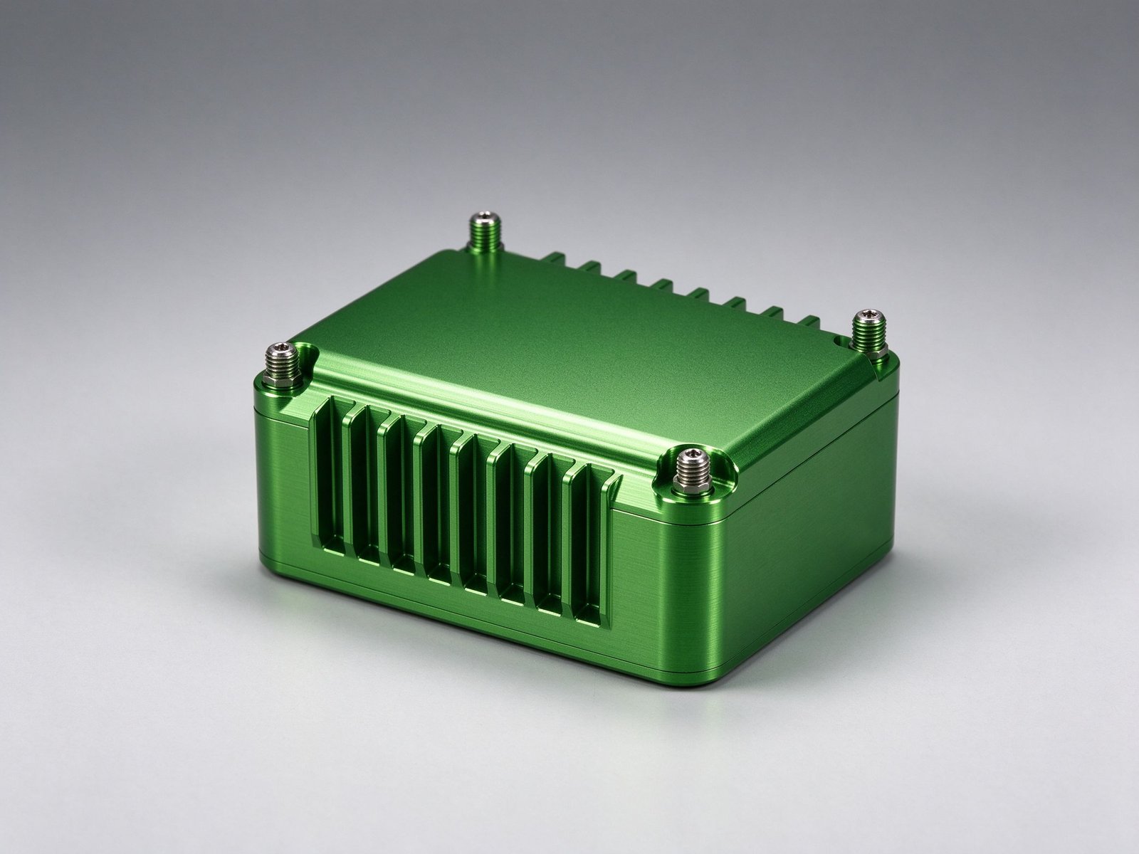 Green Anodized Aluminum Equipment Housing