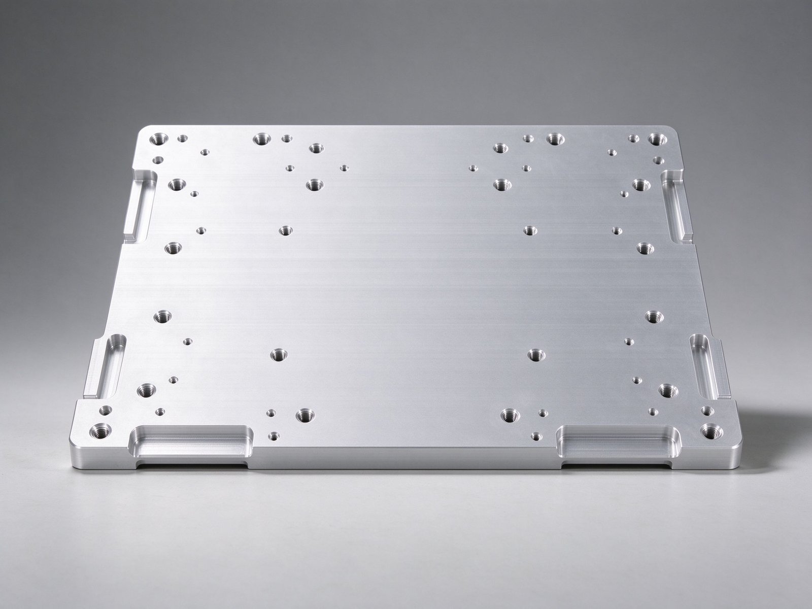 Large Anodized Aluminum Equipment Base Plate