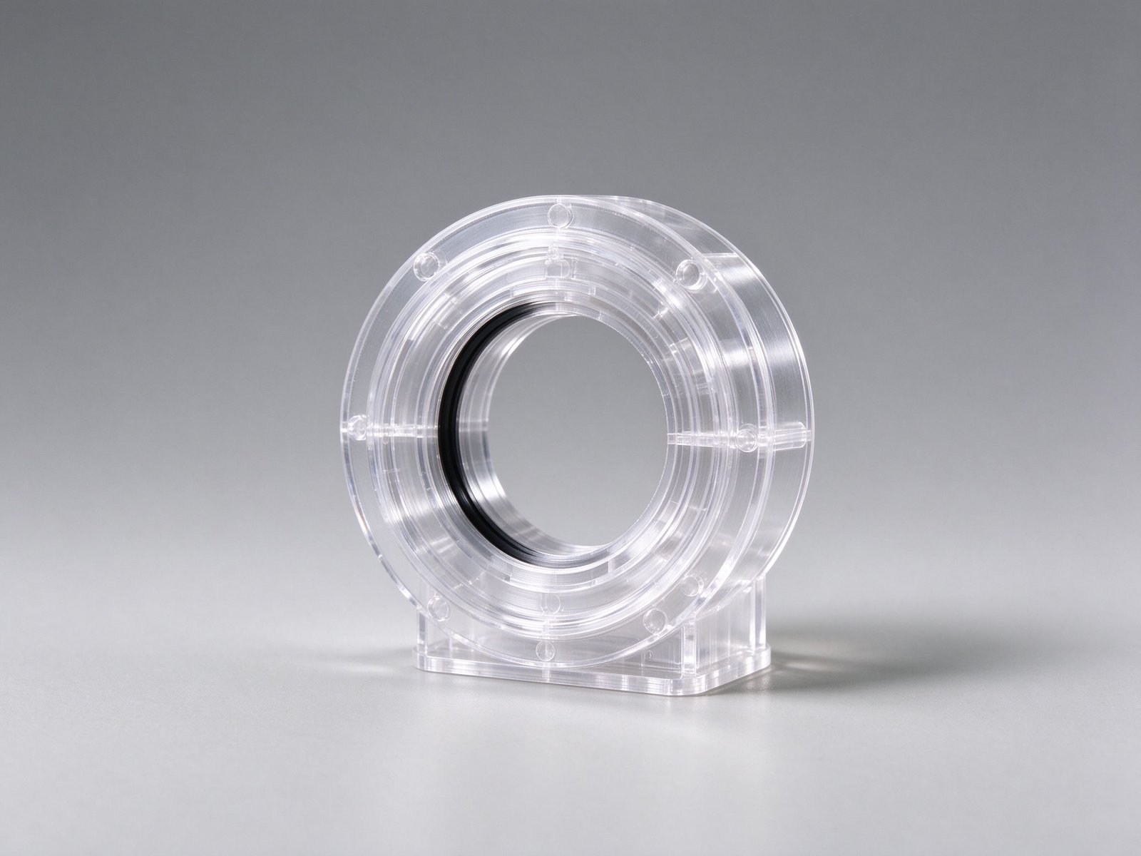 Machined Transparent PC Lens Housing