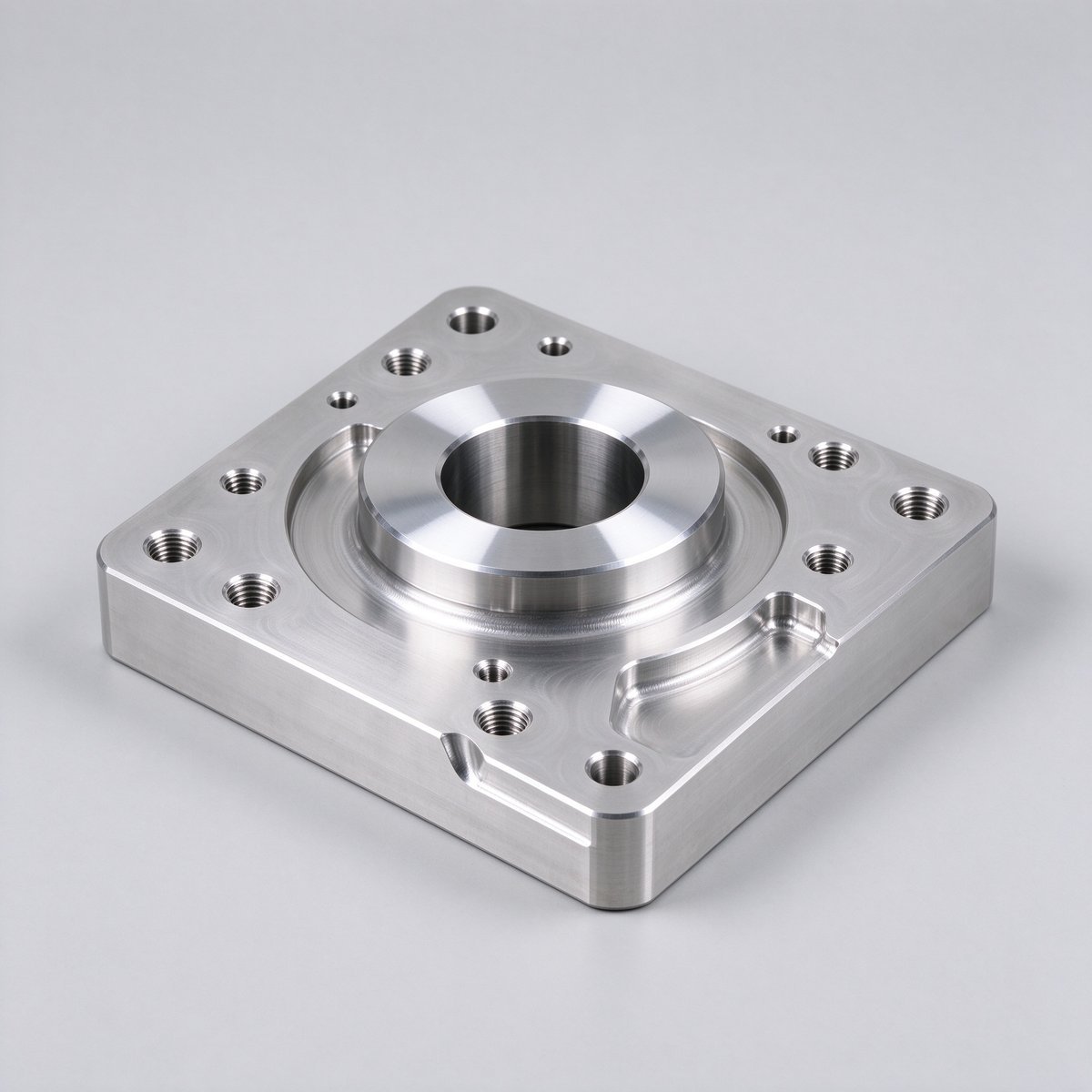CNC Milled 303 Stainless Steel Valve Block