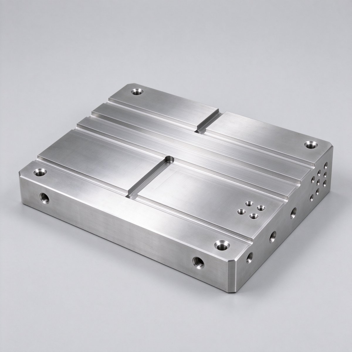 CNC Milled 304 Stainless Steel Mounting Plate