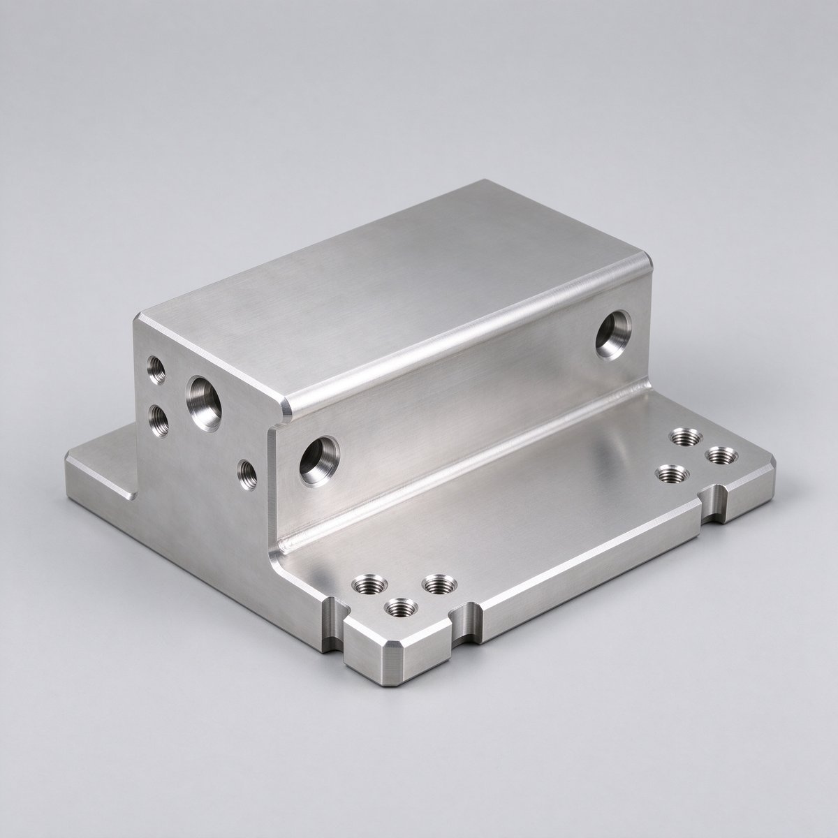 CNC Milled 316L Stainless Steel Mounting Plate