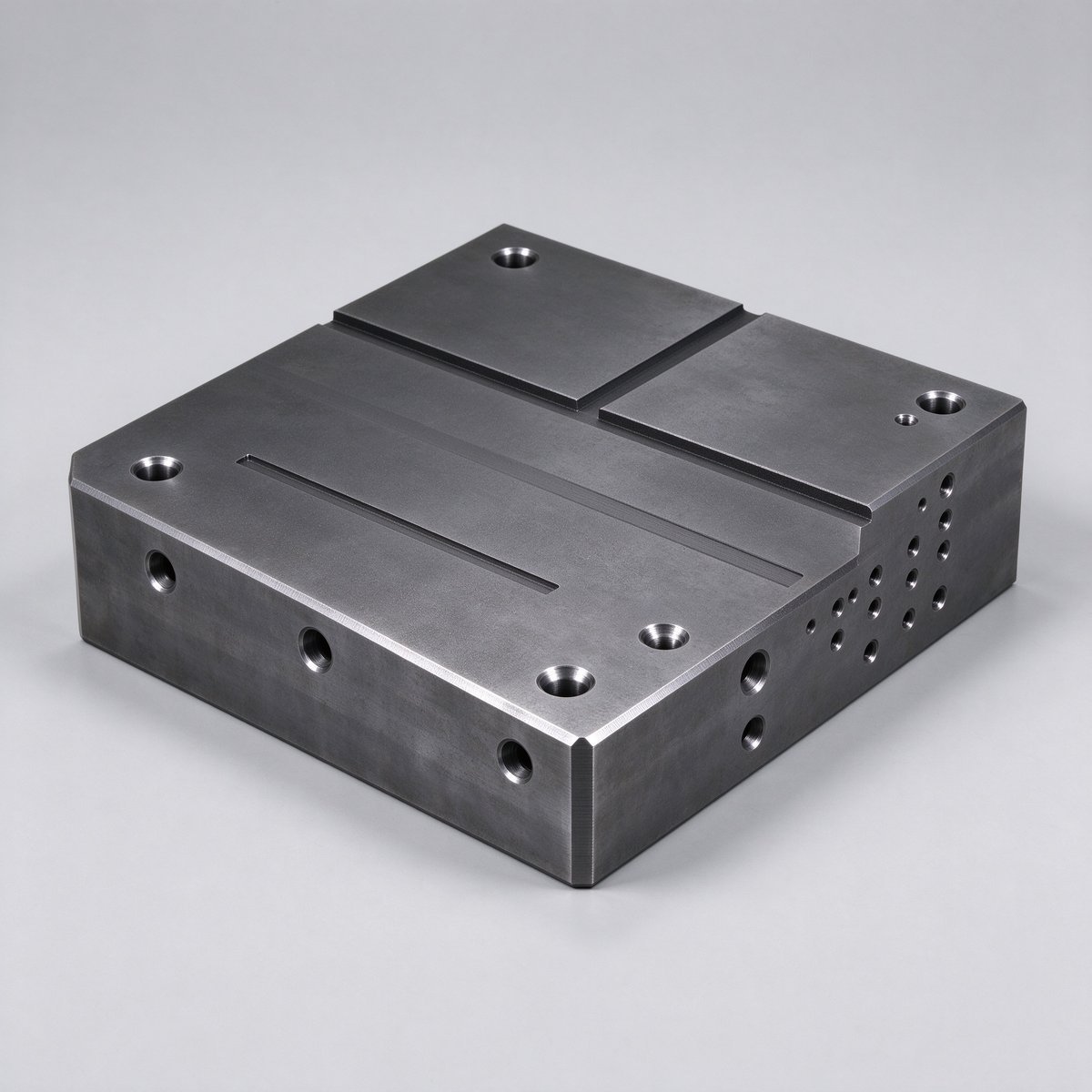 CNC Milled 6061 Aluminum Base Plate