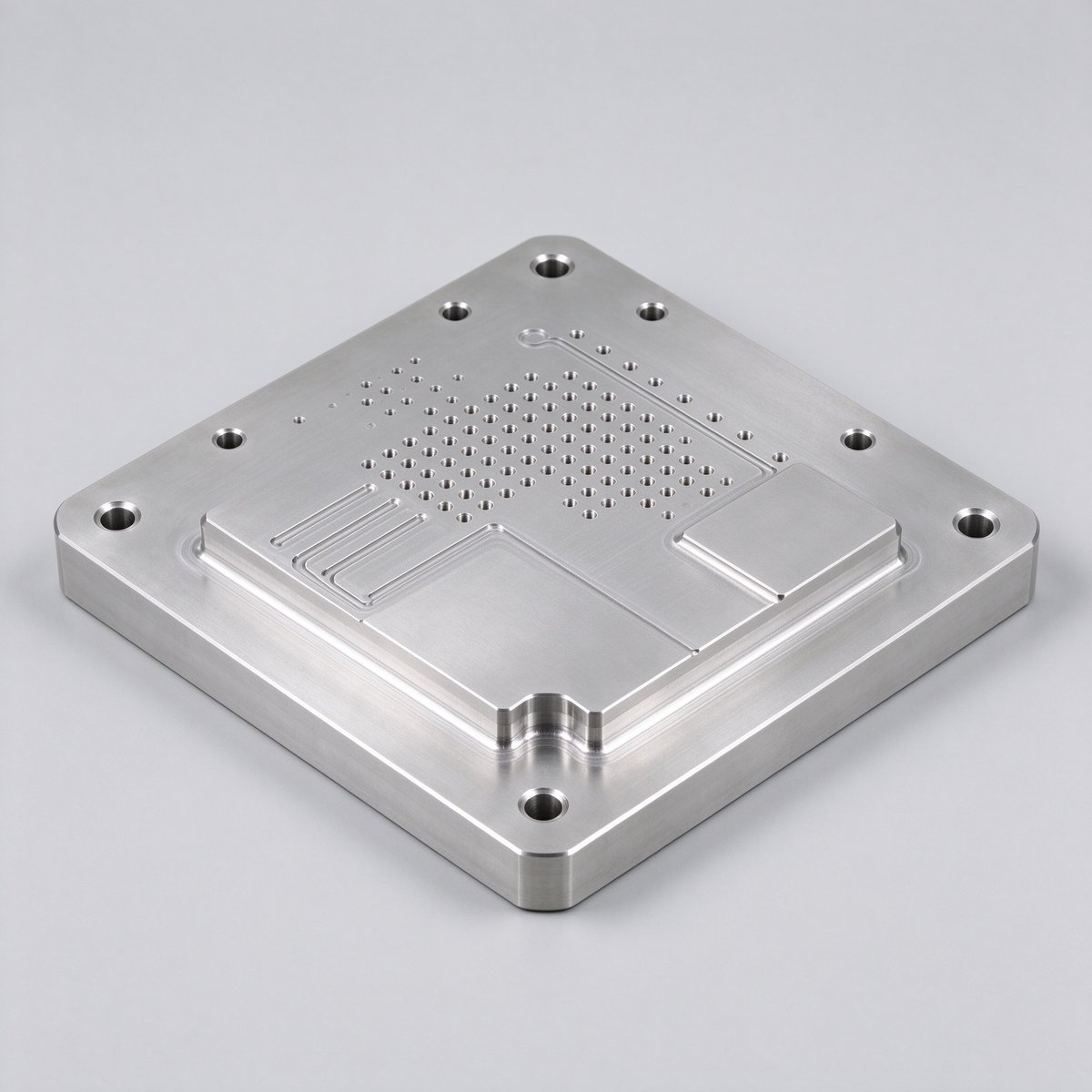 CNC Milled 6082 Aluminum Vacuum Chuck Plate