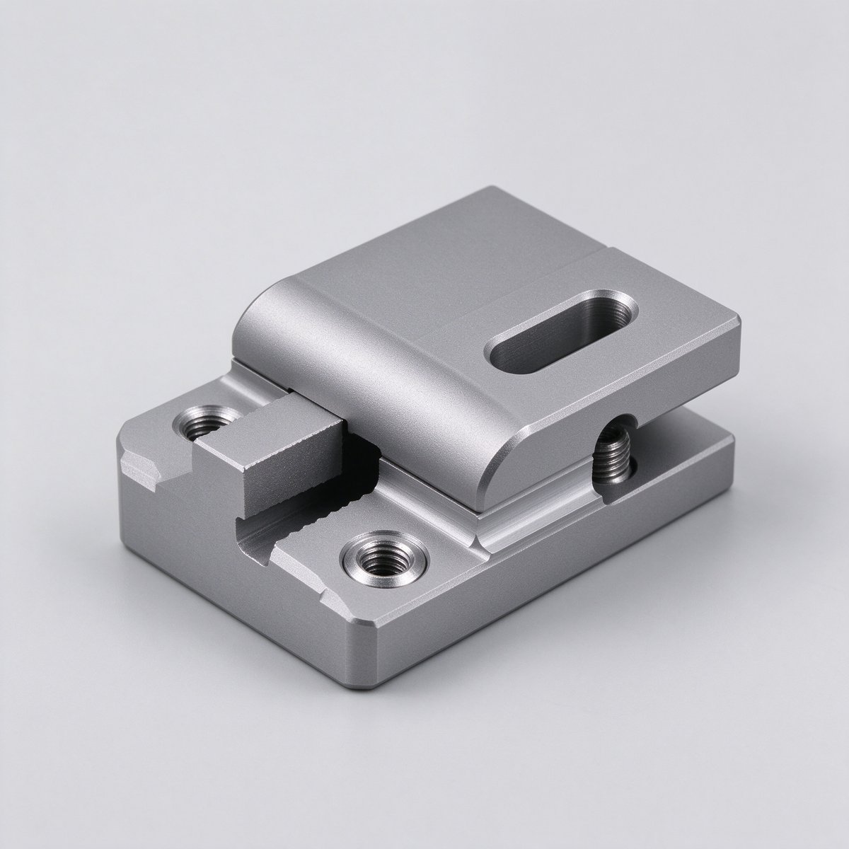 CNC Fraise en Aluminium Bloc Adaptateur Anodise Bleu