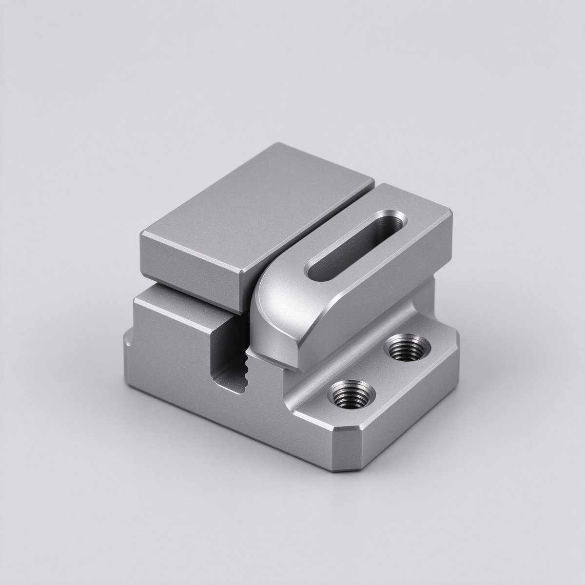 CNC Milled Aluminum Fixture Block