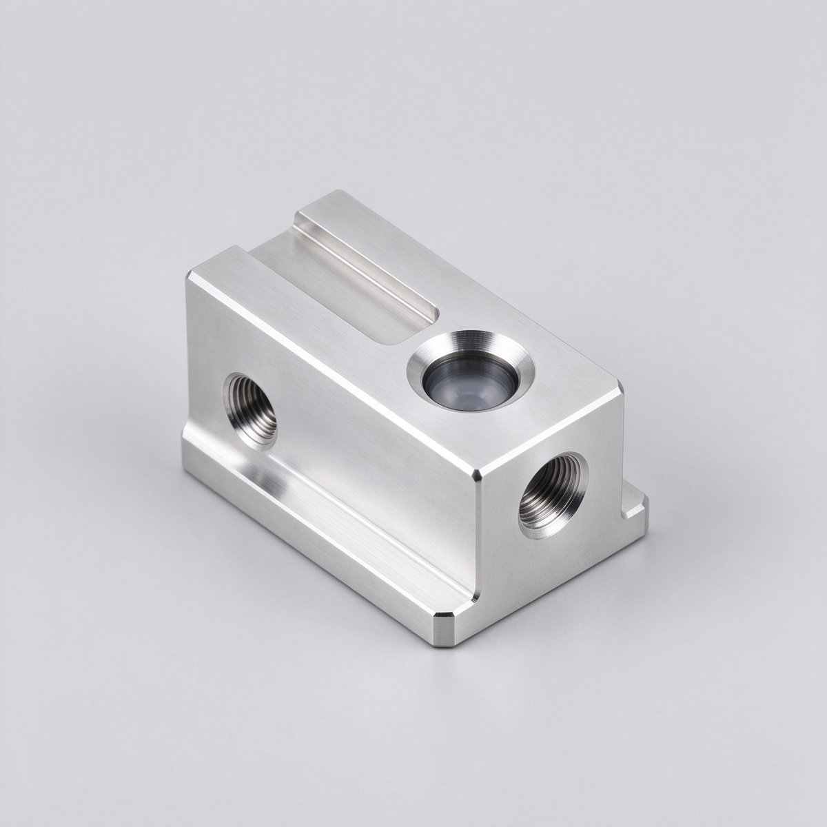 CNC Milled Stainless Steel Fixture Block