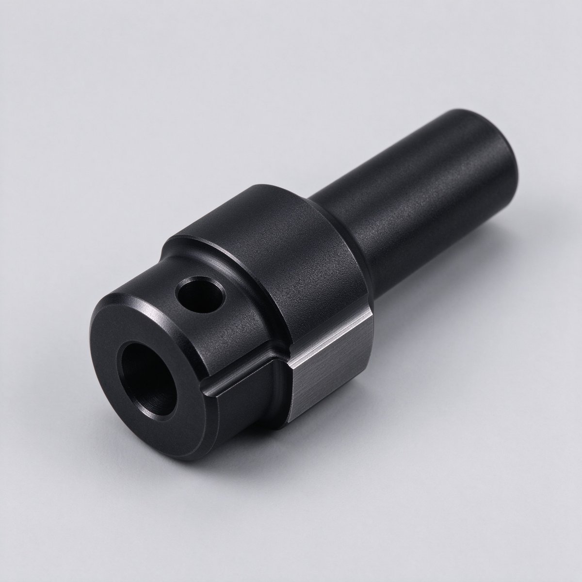 CNC Turned Aluminum Natural Anodized Shaft