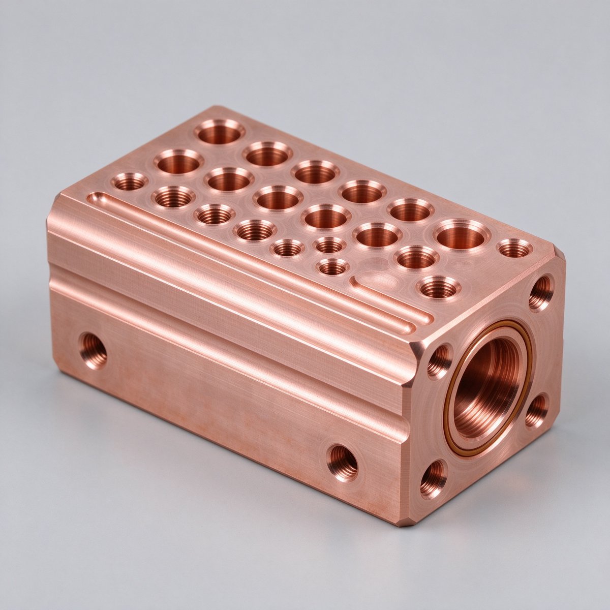 CNC Turned Copper C110 Fitting