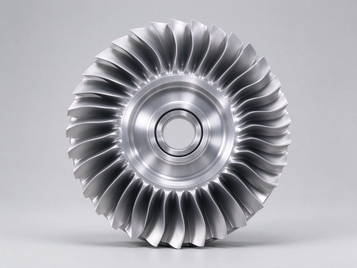 5-Axis Machined Aluminum Blisk