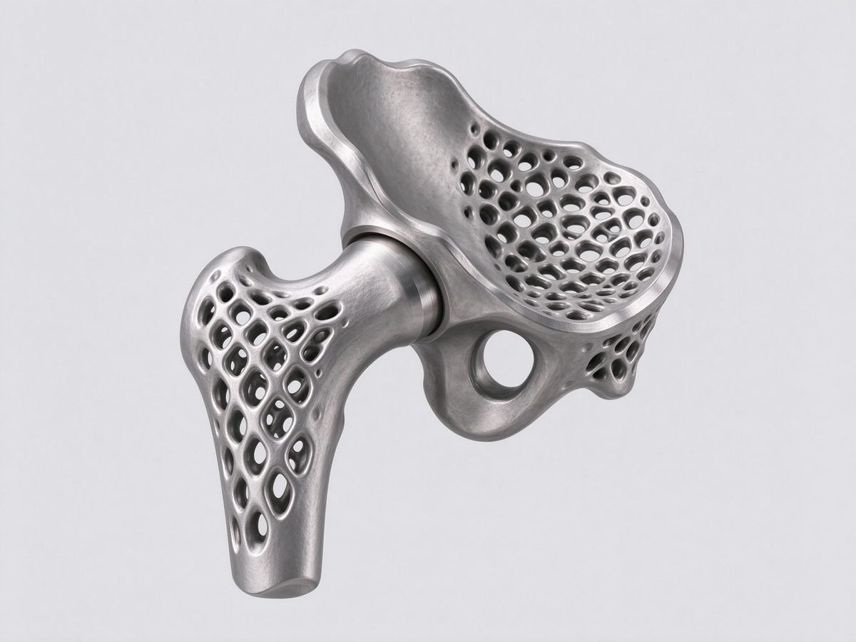 5-Axis Titanium Medical Implant