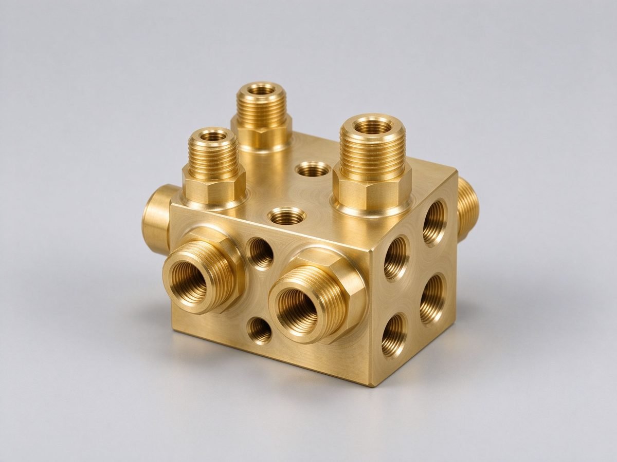 Brass Valve Manifold Block
