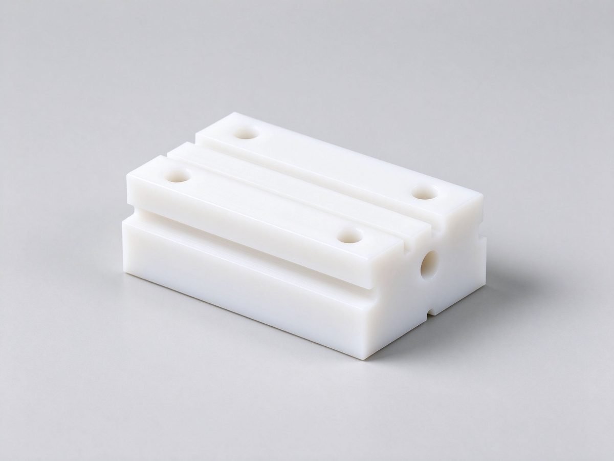 Machined UHMWPE Guide Block