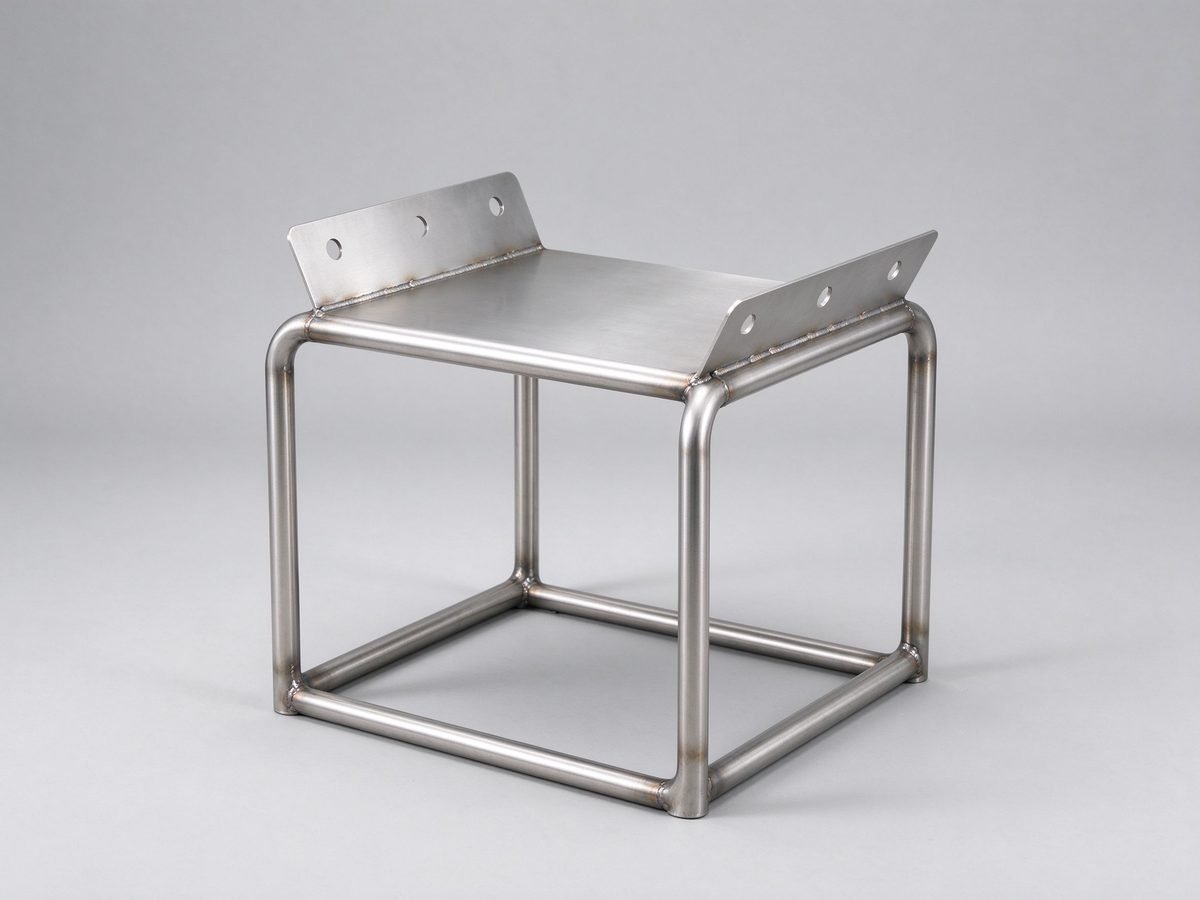 Welded Stainless Tube Frame Stand