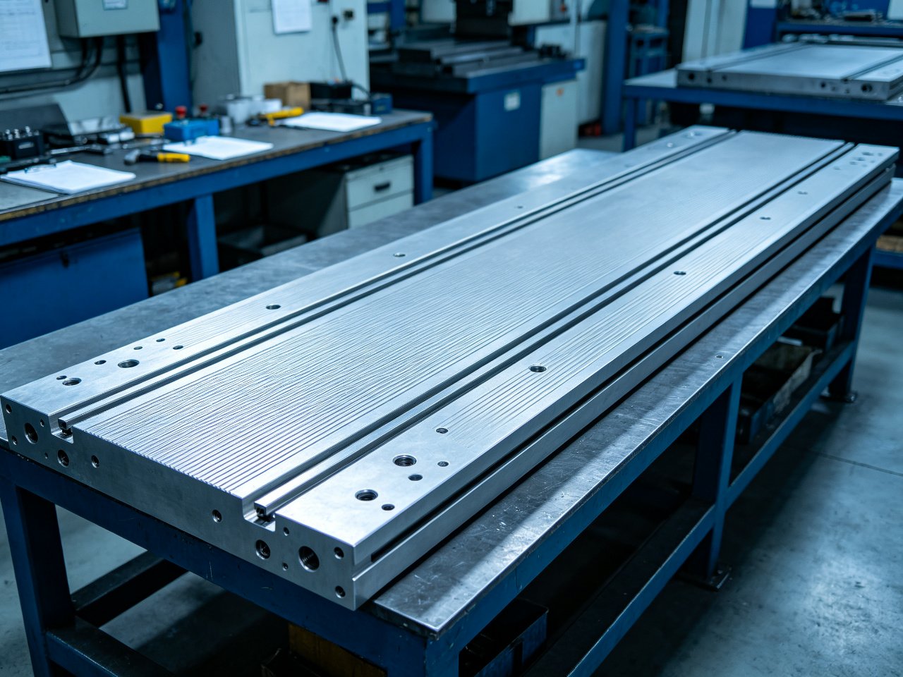 Long Aluminium Structural / Linear-Rail Plates