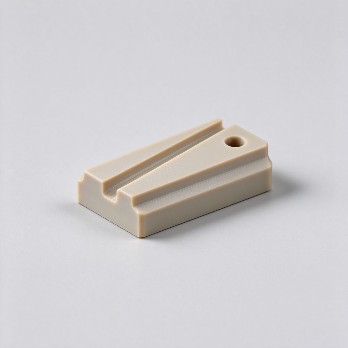 PEEK CNC Milled Insulator Block