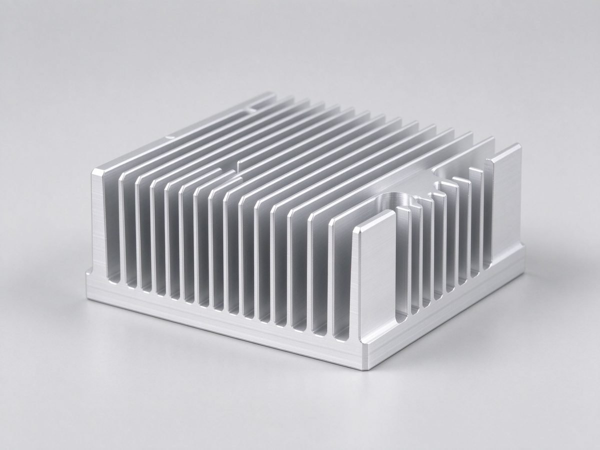 CNC Milled Aluminum Heatsink