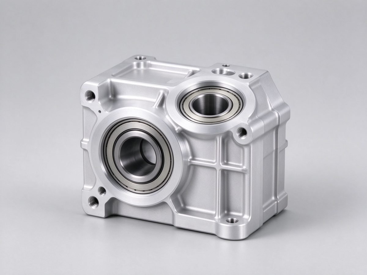 5-Axis Aluminum Gearbox Housing