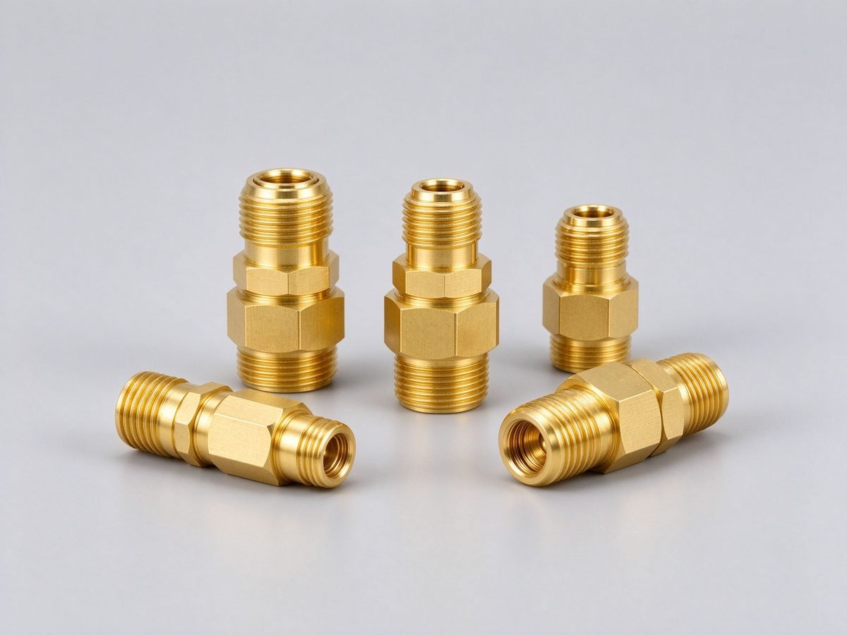 CNC Turned Brass RF Connector