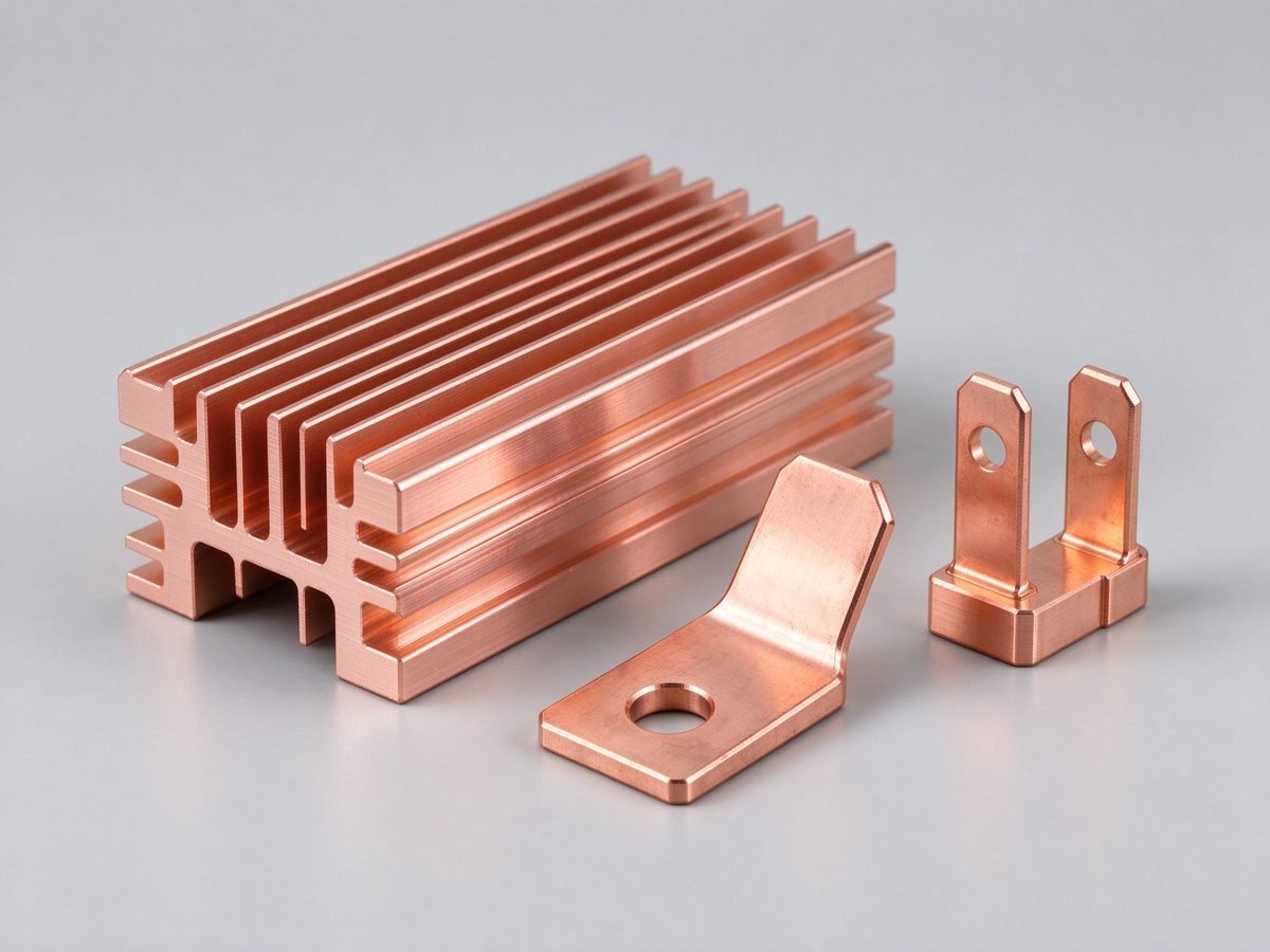 CNC Milled Copper Heatsink