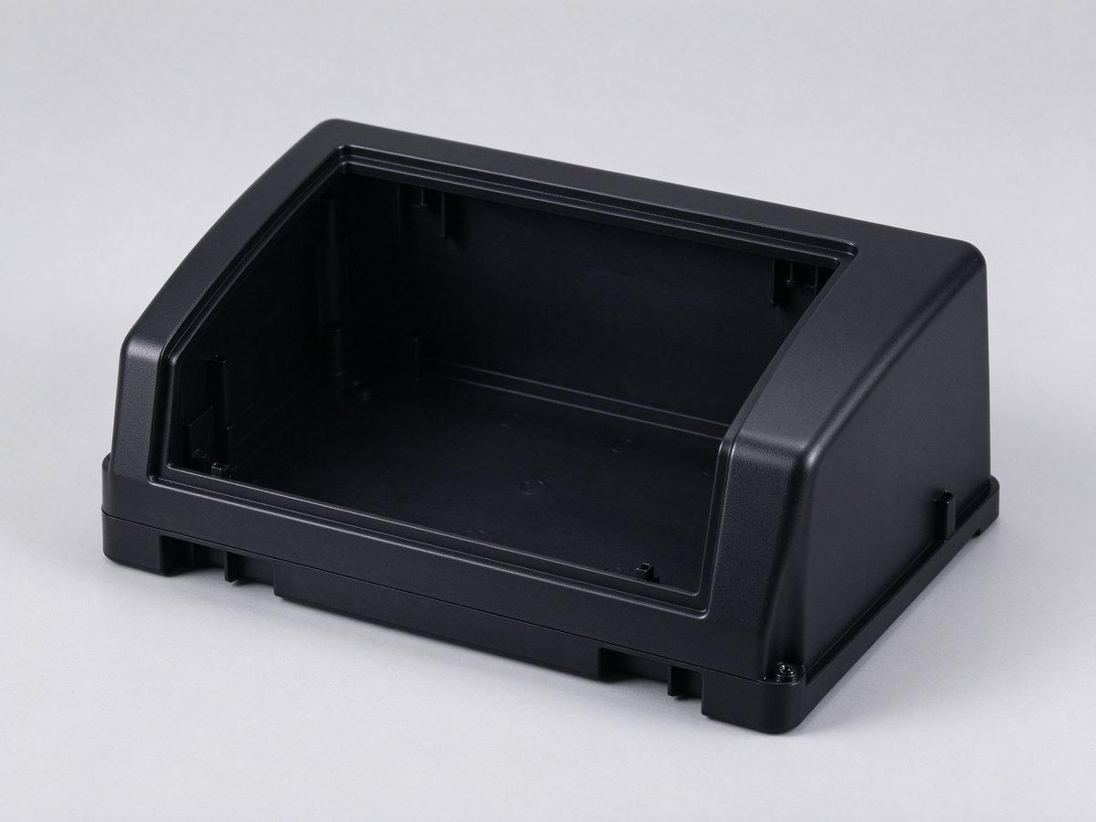 Black Injection Molded Housing