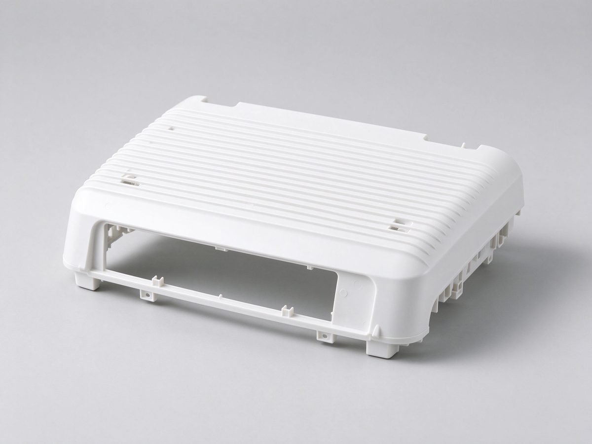 White Molded Plastic Cover